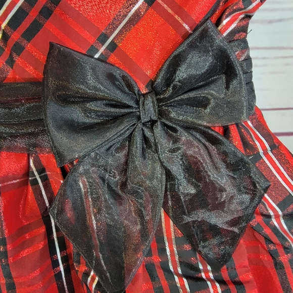 Bonnie Jean Holiday🎄 plaid dress 3T - Picture 6 of 10
